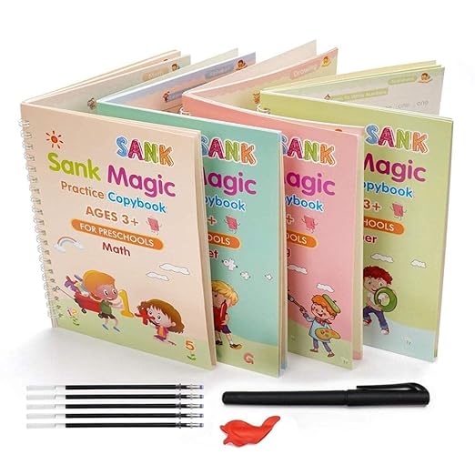 Magic Practice Copyboook™ [ Pack of 4 Books ]