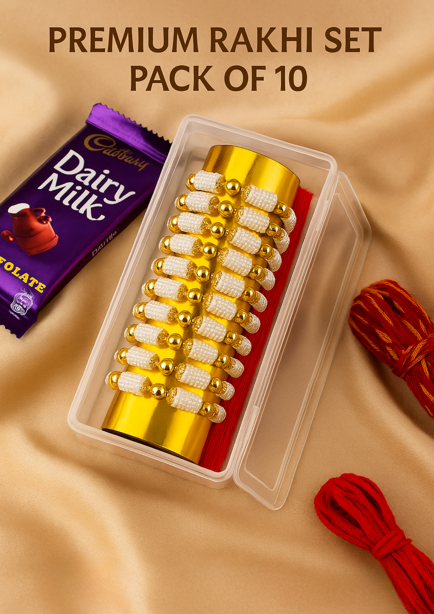 Premium Rakhi - Pack of 10